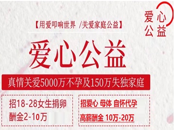 襄汾捐卵助孕生子 爱心志愿者招募